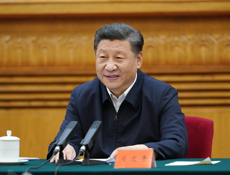 7月21日，中共中央總書記、國(guó)家主席、中央軍委主席習(xí)近平在京主持召開(kāi)企業(yè)家座談會(huì)并發(fā)表重要講話。新華社記者 岳月偉 攝